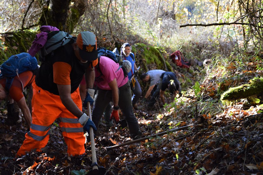 Evrytania, Domnista / 2 day volunteering program / path maintenance