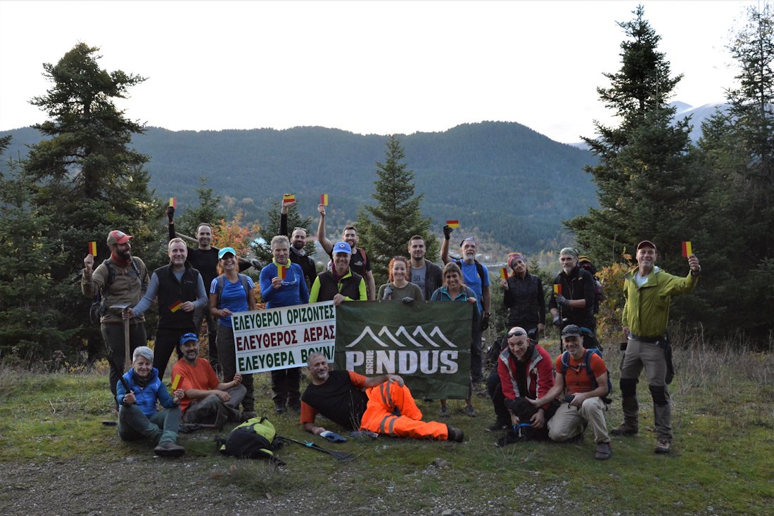 Evrytania, Domnista / 2 day volunteering program / Opening the old forest path / Pindus trail 