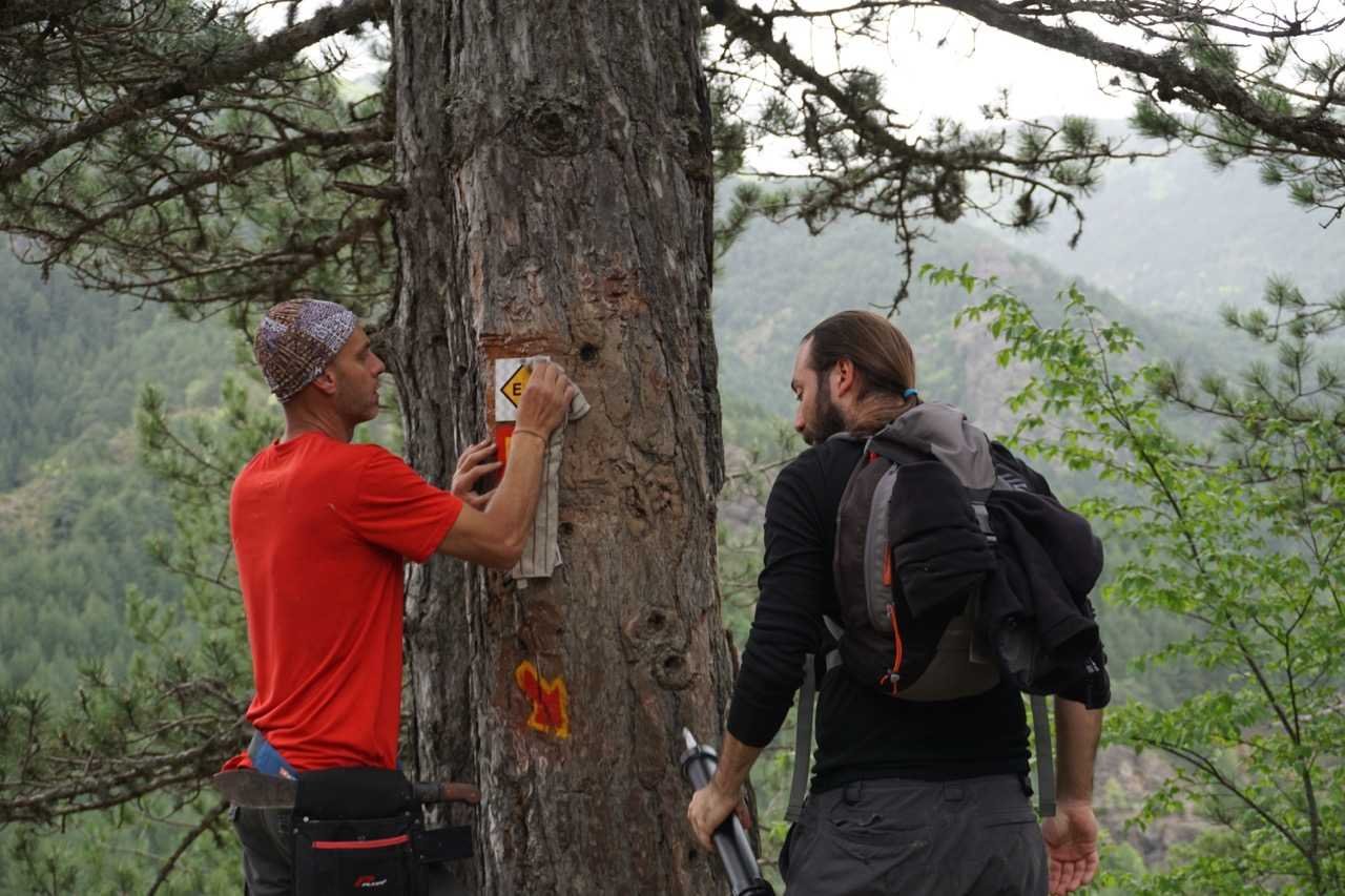 Marking Vovousa - Distrato - Samarina 30km / Pindus trail