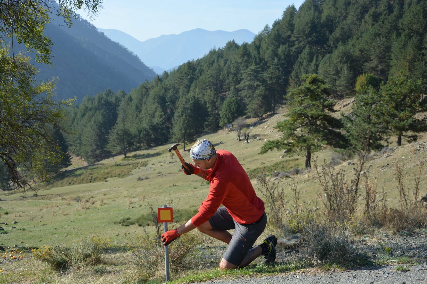 Marking Vovousa - Distrato - Samarina 30km / Pindus trail