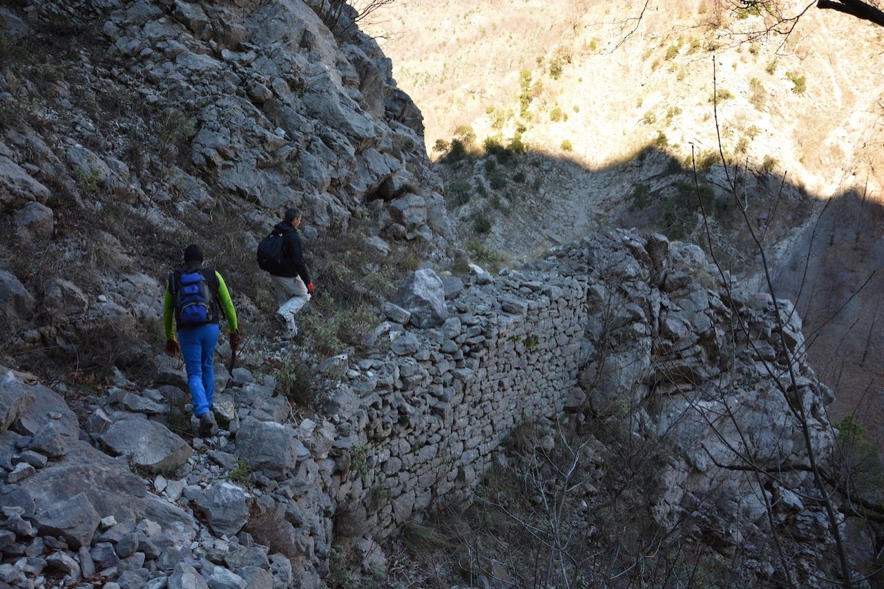 Εντοπισμός διαδρομής στην κοιλάδα του Αχελώου / Σκάλα Κορλίγκα - Σκαρπάρι - κρεμαστή Γέφυρα Αχελώου 