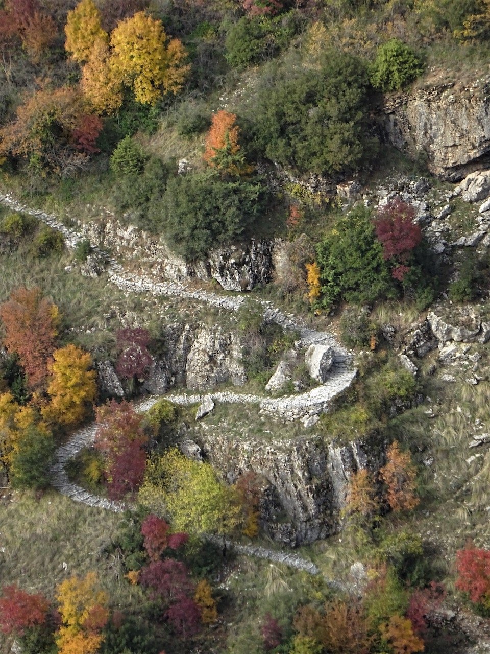 Paths stitching at Peristeri mt / Matsouki - Vyliza`s monastery - Kalarrytes - Valtoneri 