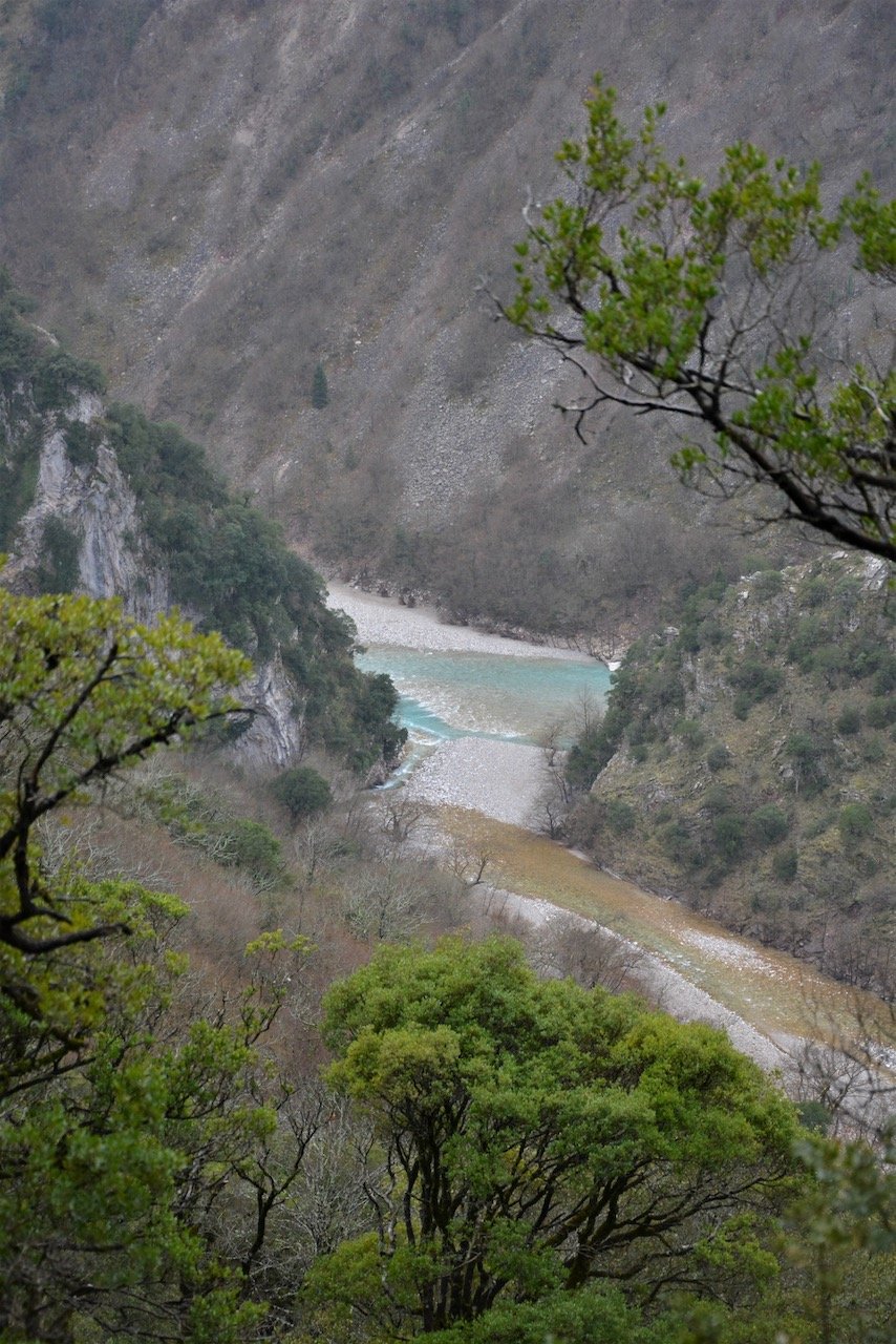 North Agrafa, Argithea / Locating the old path / Kali Komi to Korakonisi stone bridge 