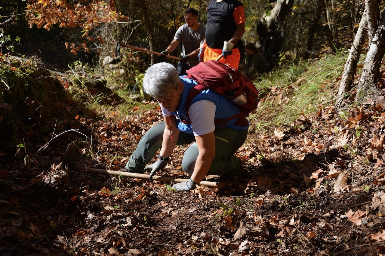 Evrytania, Domnista / 2 day volunteering program / path maintenance