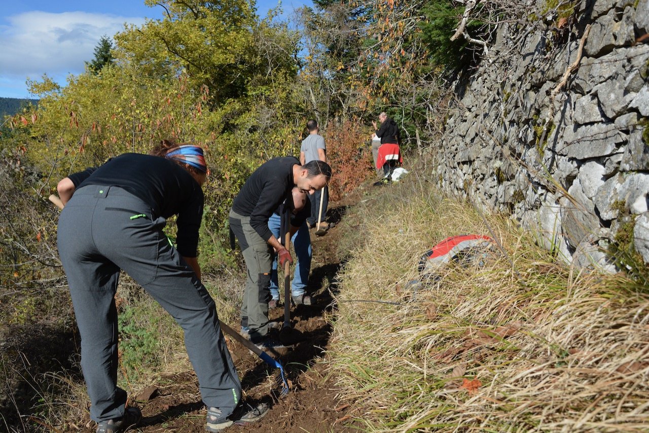 Evrytania, Domnista / 2 day volunteering program / path maintenance