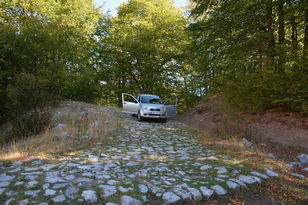 Locating the Pindus Trail paths stitching / Mt. Ochiro to Mt. Gramos / North Pindos Section