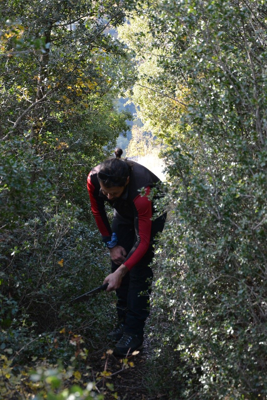 Paths stitching at Peristeri mt / Matsouki - Vyliza`s monastery - Kalarrytes - Valtoneri 