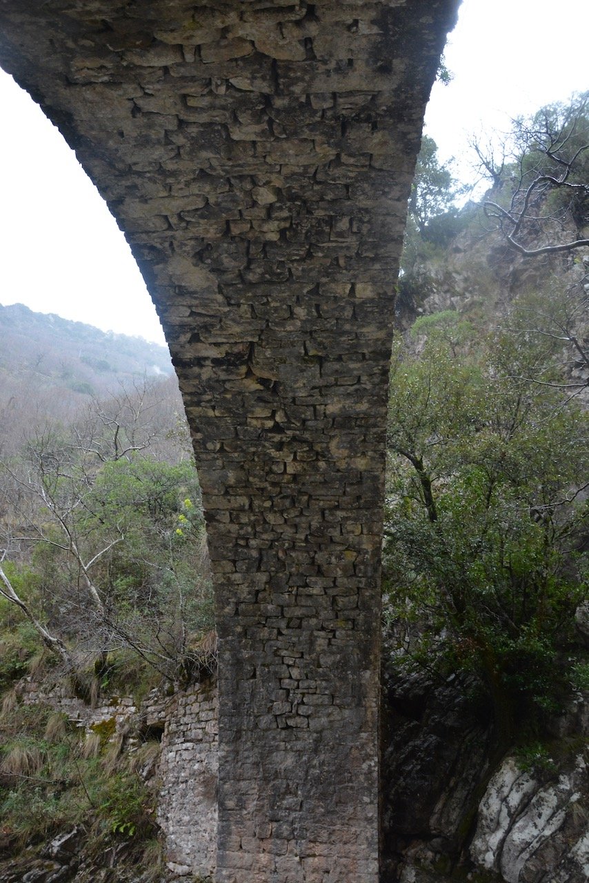 North Agrafa, Argithea / Locating the old path / Kali Komi to Korakonisi stone bridge 