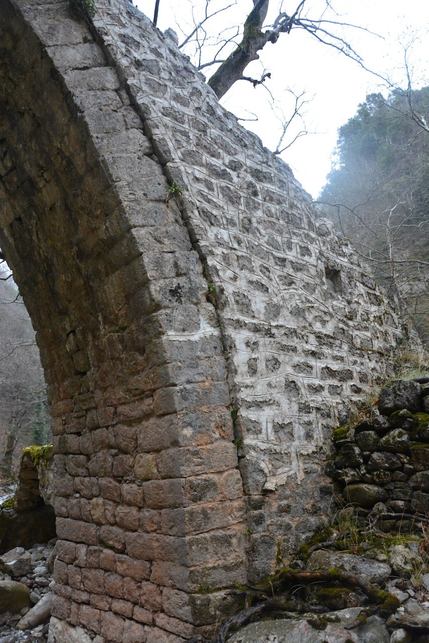 North Agrafa, Argithea / Locating the old path / Kali Komi to Korakonisi stone bridge 