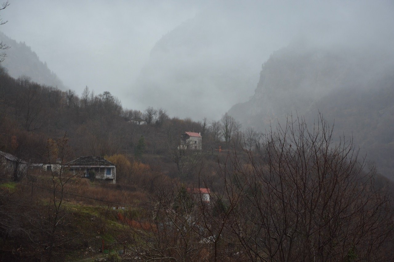 North Agrafa, Argithea / Locating the old path / Kali Komi to Korakonisi stone bridge 