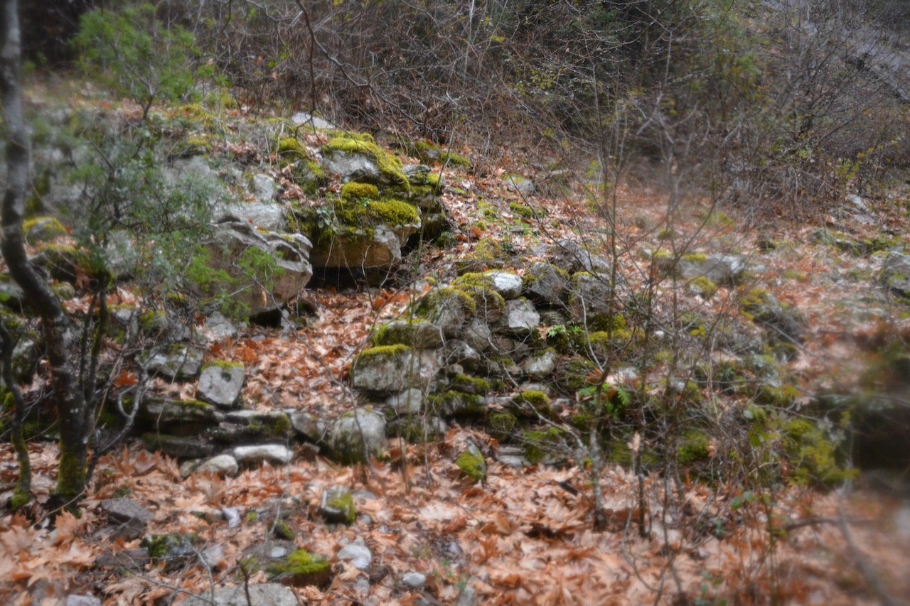 North Agrafa, Argithea / Locating the old path / Kali Komi to Korakonisi stone bridge 