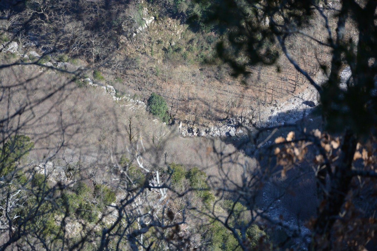 North Agrafa, Argithea / Locating the old path / Kali Komi to Korakonisi stone bridge 