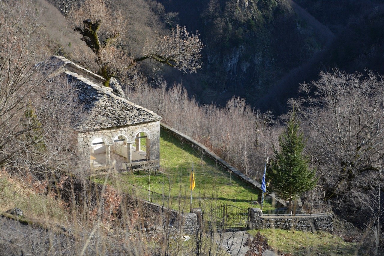 North Agrafa, Argithea / Locating the old path / Kali Komi to Korakonisi stone bridge 