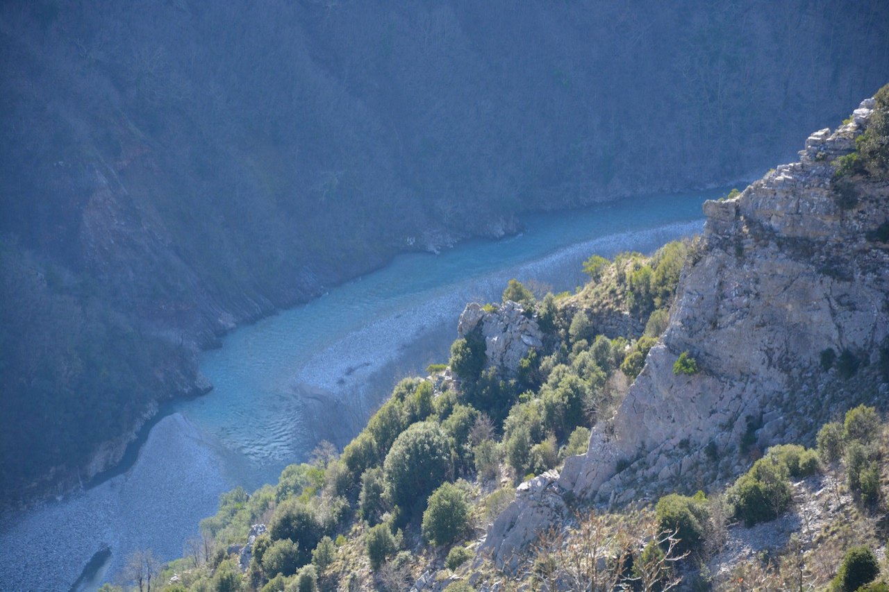 North Agrafa, Argithea / Locating the old path / Kali Komi to Korakonisi stone bridge 