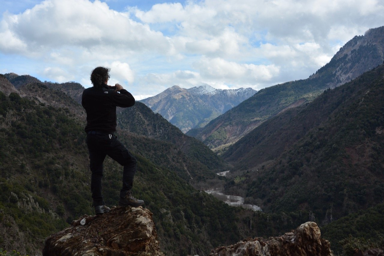 North Agrafa, Argithea / Locating the old path / Kali Komi to Korakonisi stone bridge 