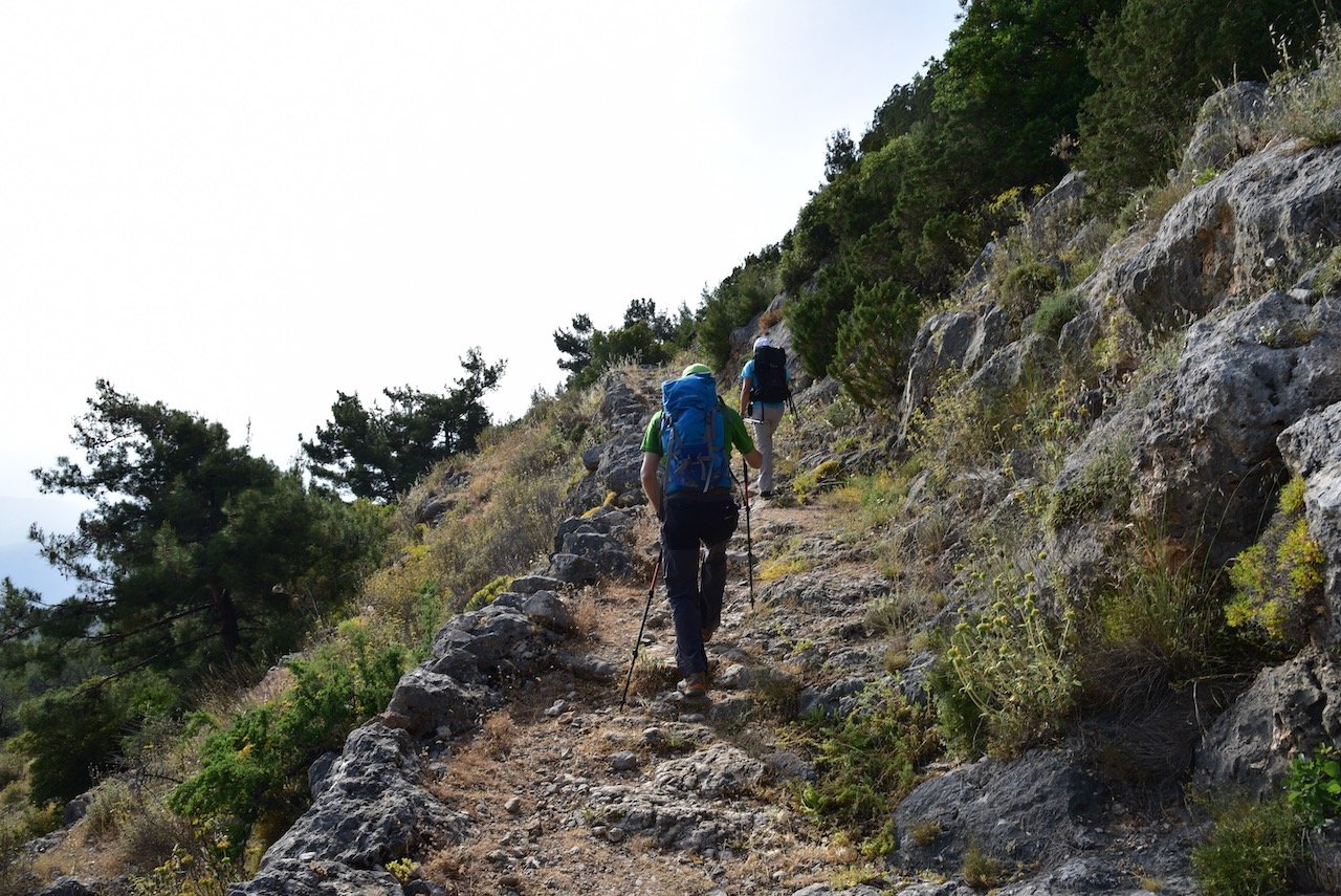 Pindus Trail scouting / paths from Amfissa to Ghiona