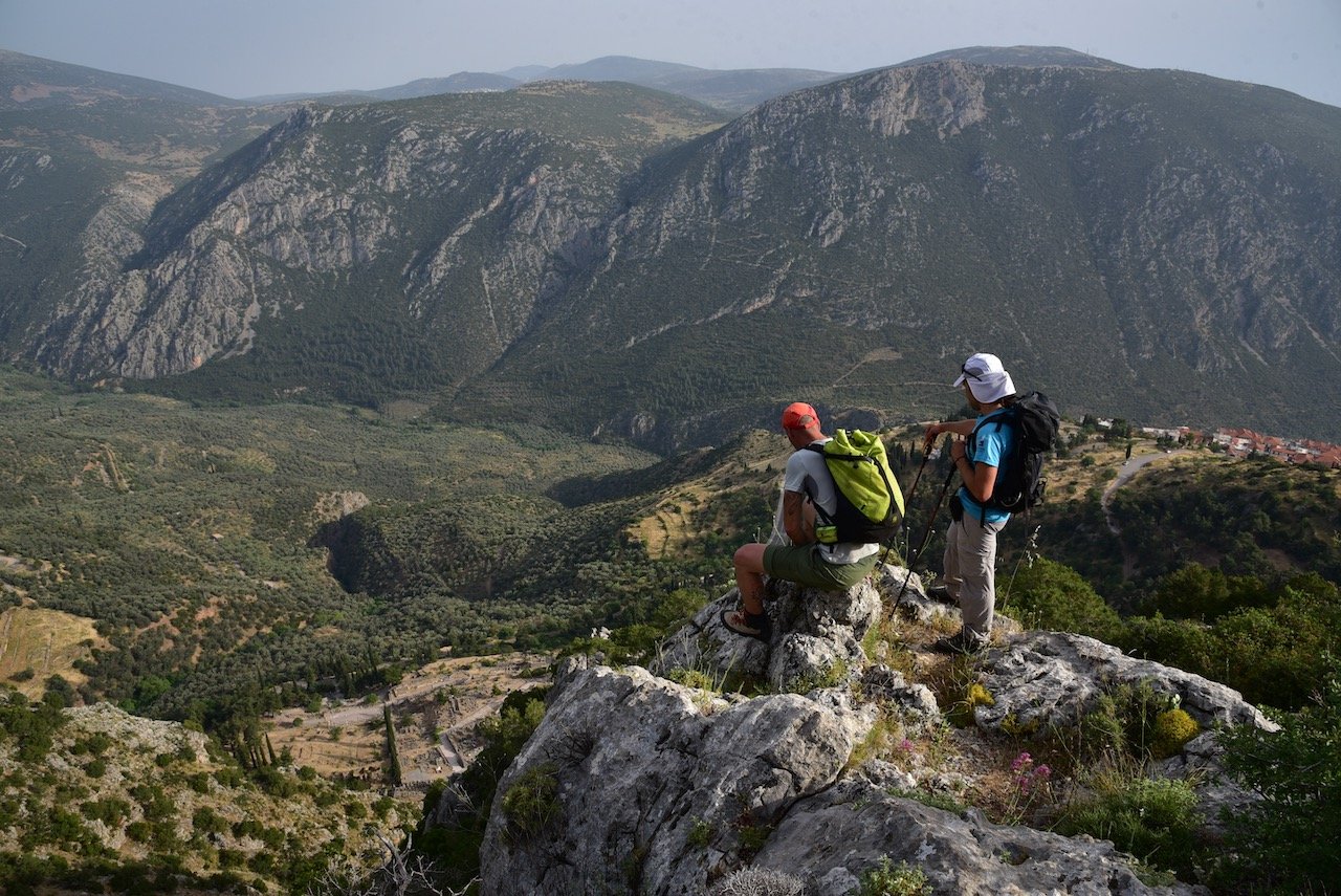 Pindus Trail scouting / paths from Amfissa to Ghiona