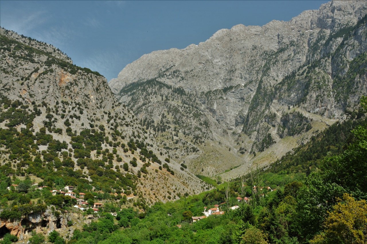 Pindus Trail scouting / paths from Amfissa to Ghiona