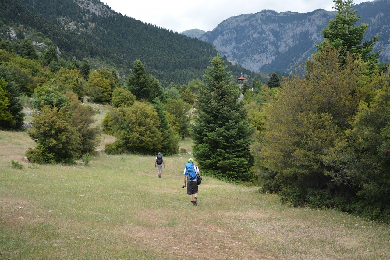 Pindus Trail scouting / paths from Amfissa to Ghiona