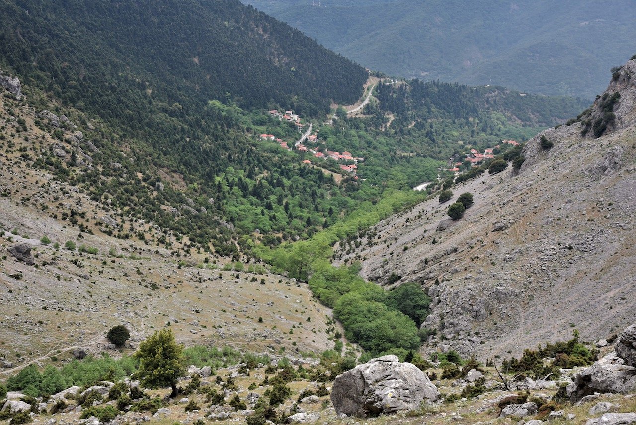 Pindus Trail scouting / paths from Amfissa to Ghiona