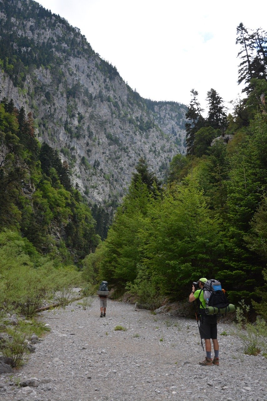 Pindus Trail scouting / paths from Amfissa to Ghiona