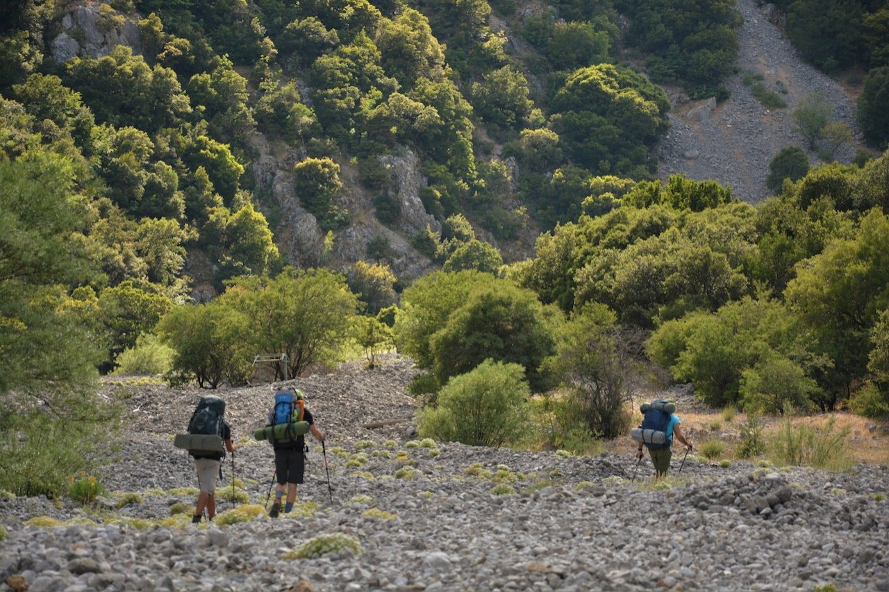 Pindus Trail scouting / paths from Amfissa to Ghiona