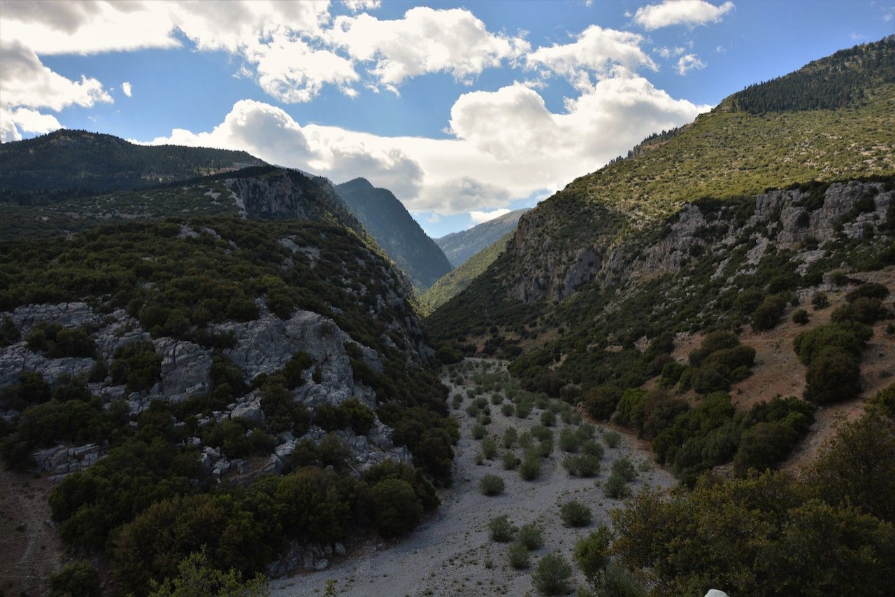 Pindus Trail scouting / paths from Amfissa to Ghiona