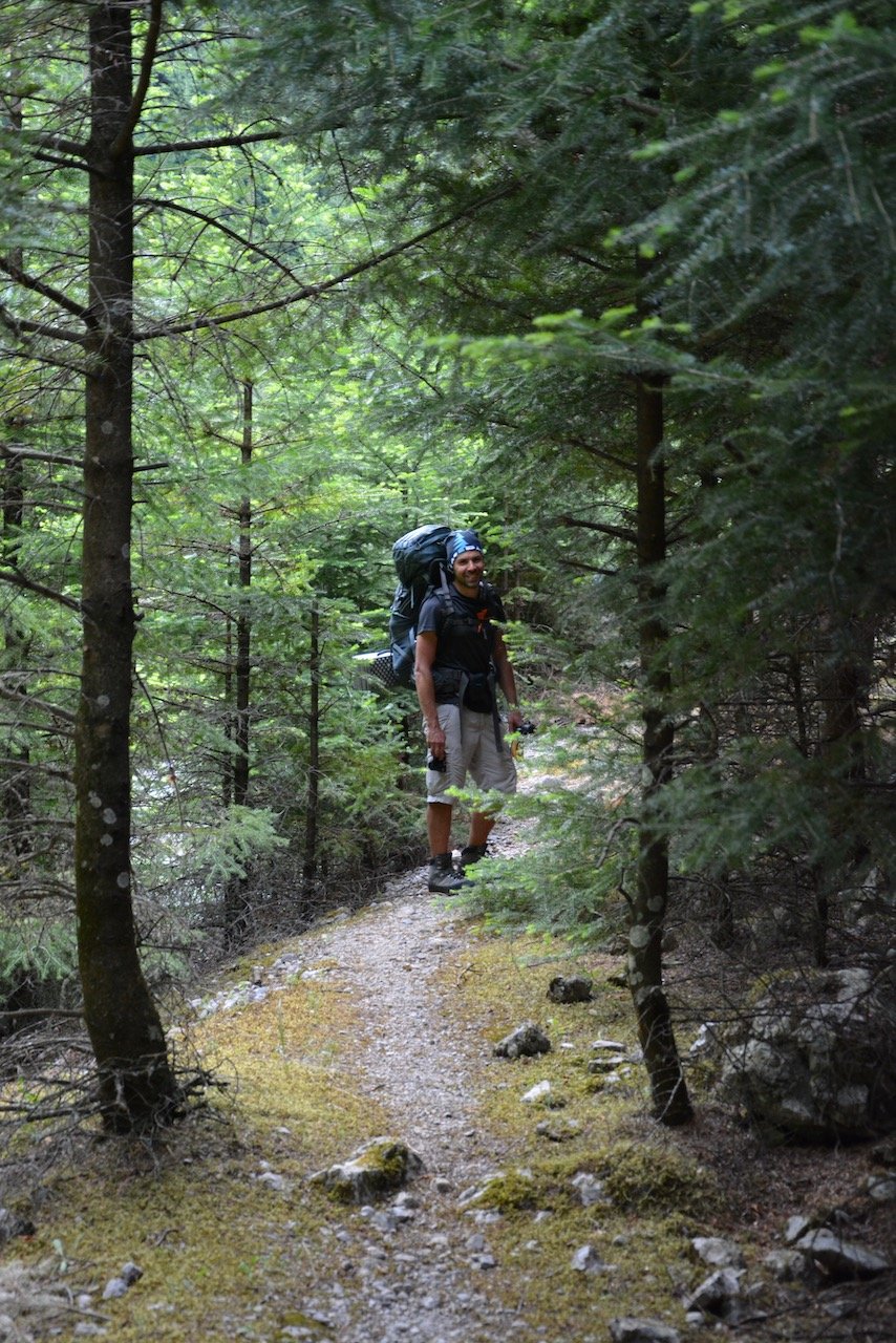 Pindus Trail scouting / paths from Amfissa to Ghiona