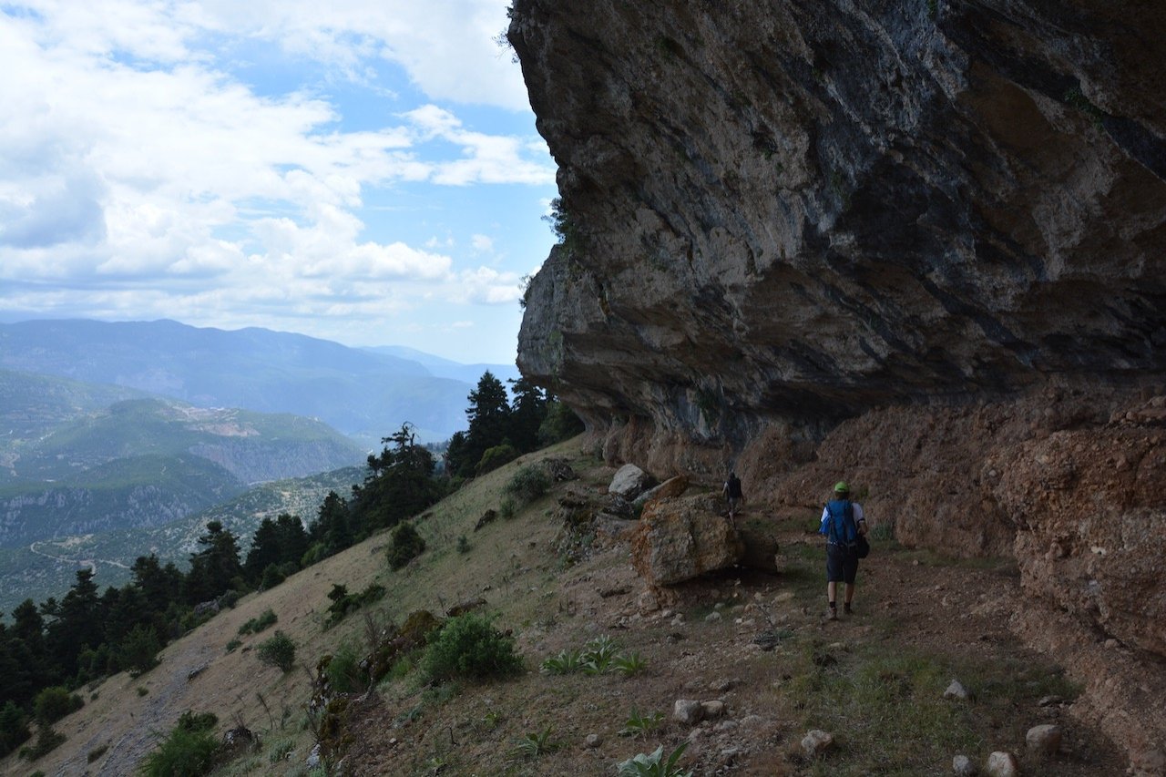 Pindus Trail scouting / paths from Amfissa to Ghiona