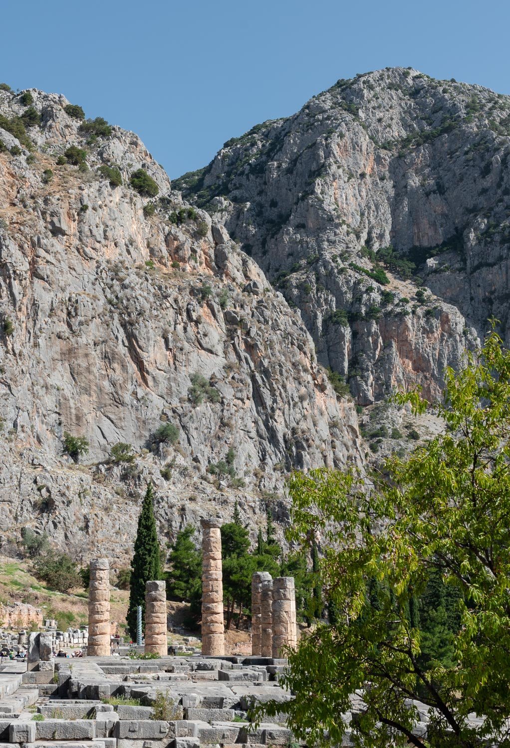 Locating the complete single trail crossing between Delphi - Amfissa