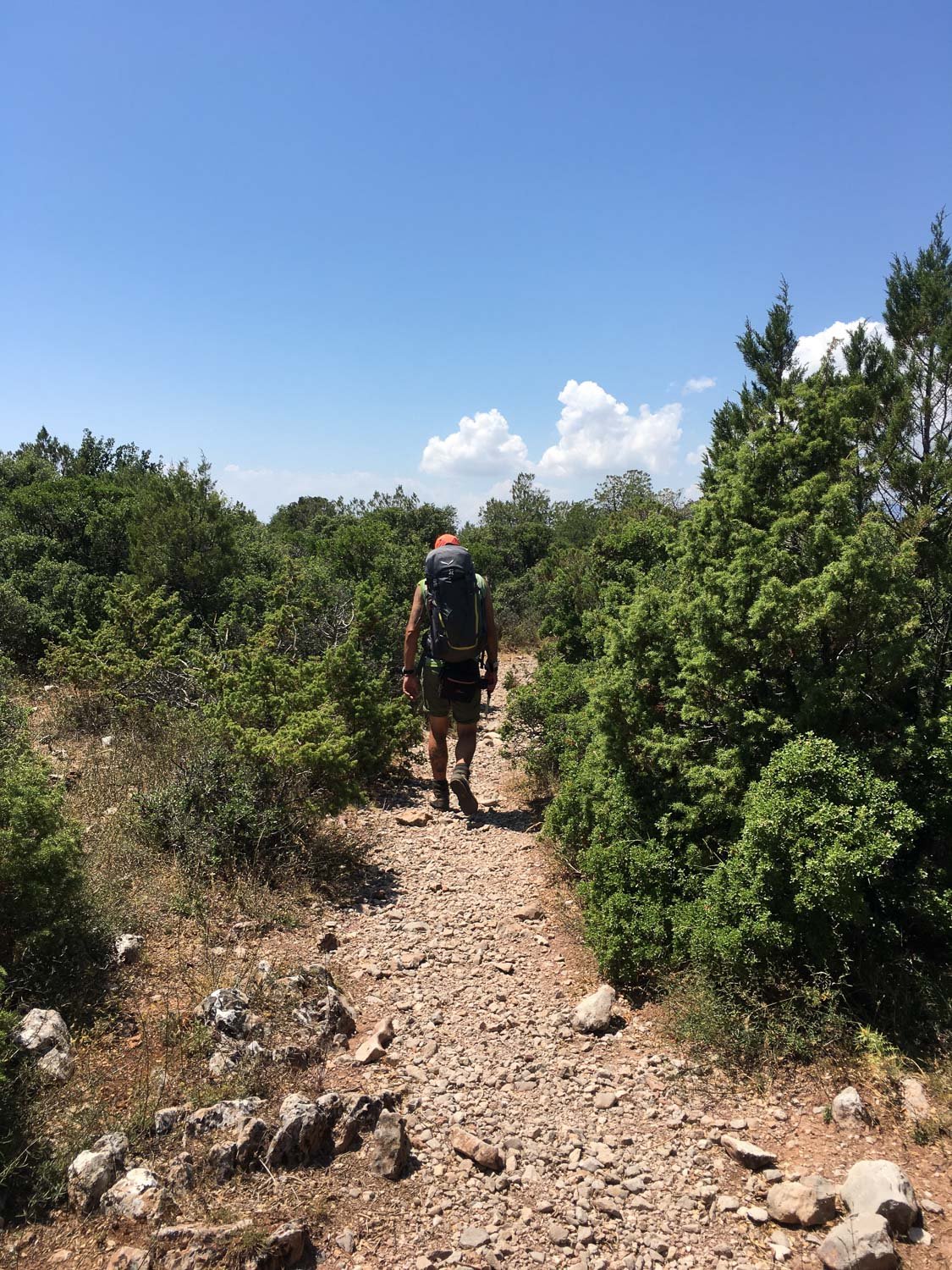 Locating the complete single trail crossing between Delphi - Amfissa