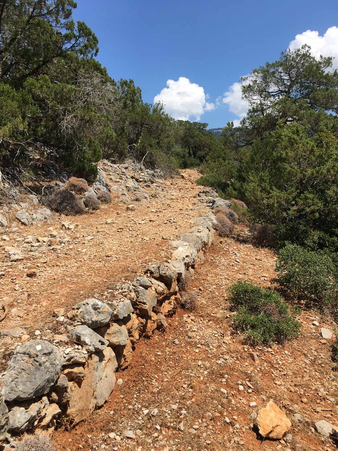 Locating the complete single trail crossing between Delphi - Amfissa