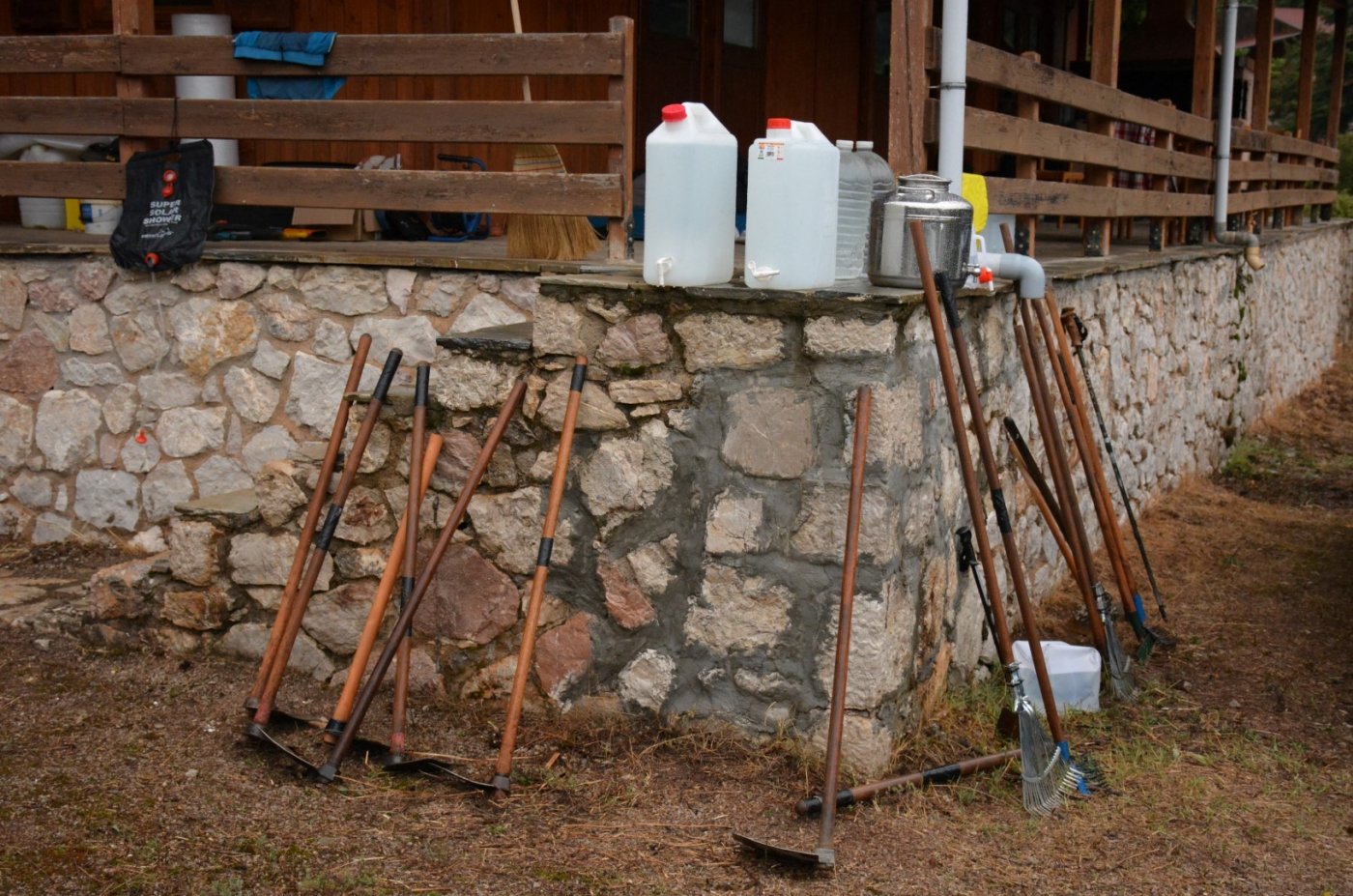 Giona mt / Start of a 2 months volunteering camp / Opening & digging the Pindus trail stitching paths