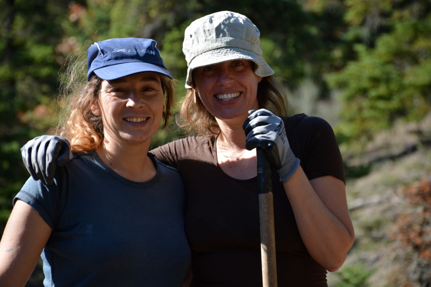 N.E. Vardousia / Opening the old Ath. Diakos - Mousounitsa forest path / Pindus trail