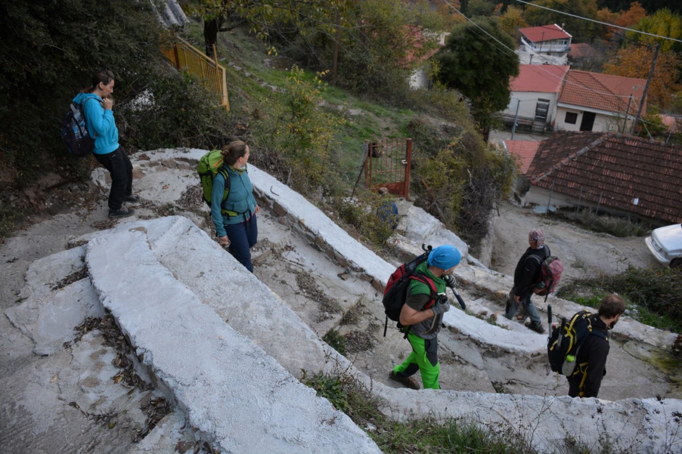 N.E. Vardousia / Opening the old Ath. Diakos - Mousounitsa forest path / Pindus trail