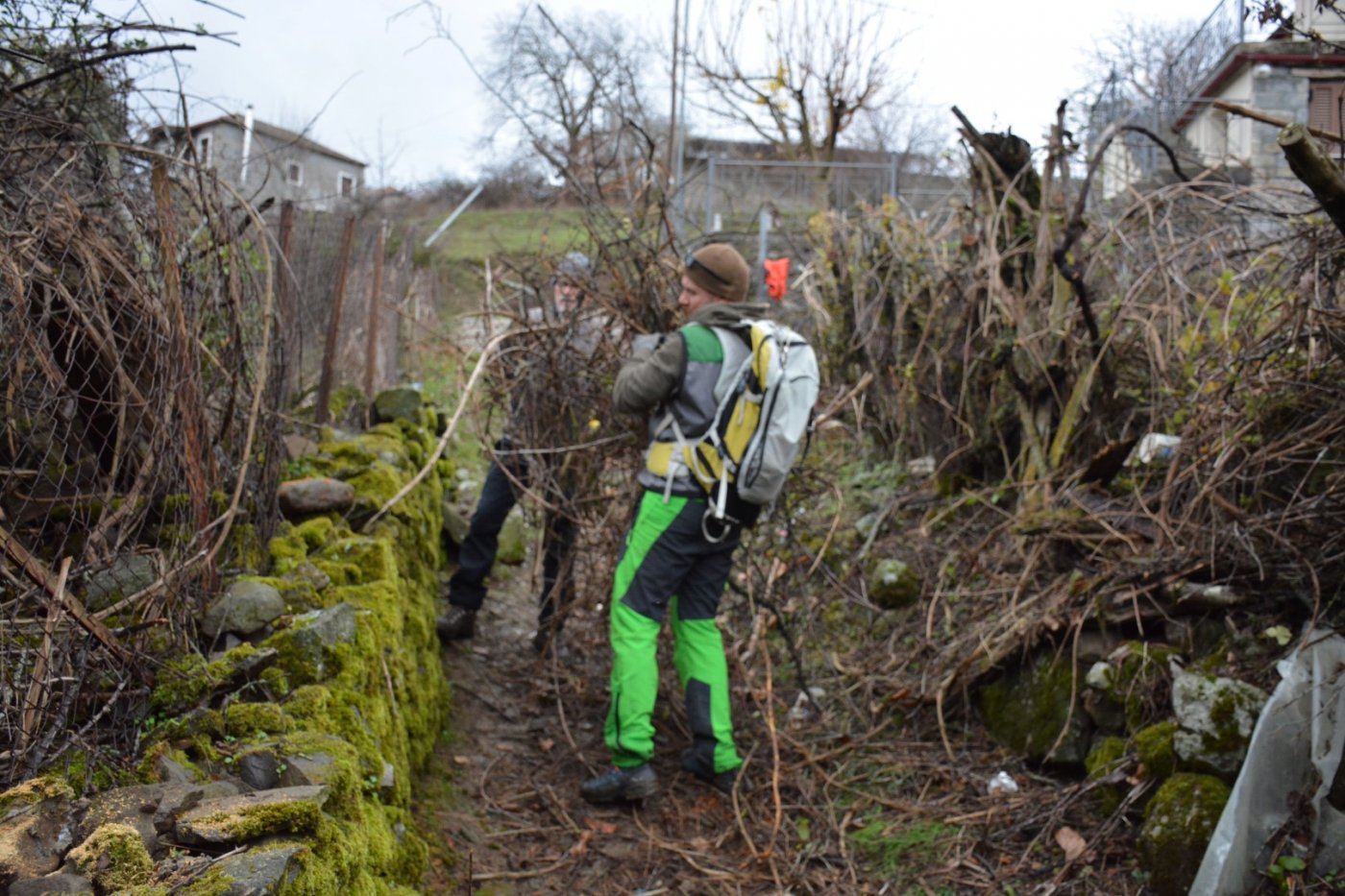 W. Vardousia mt / opening the old Artotina - Lakkos forest path / Pindus trail 