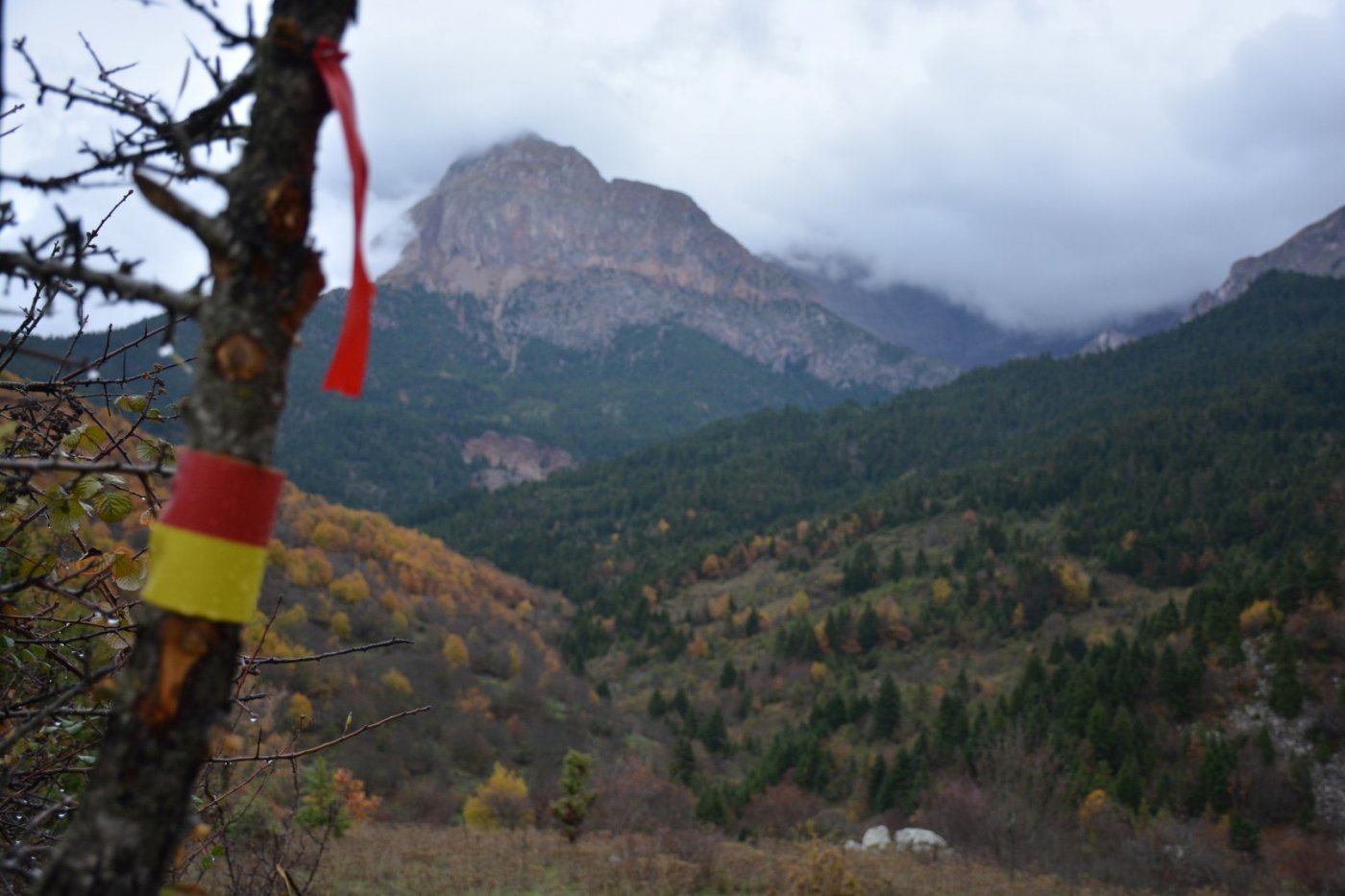 Τα υλικά σήμανσης στη σύνθεση του Pindus Trail