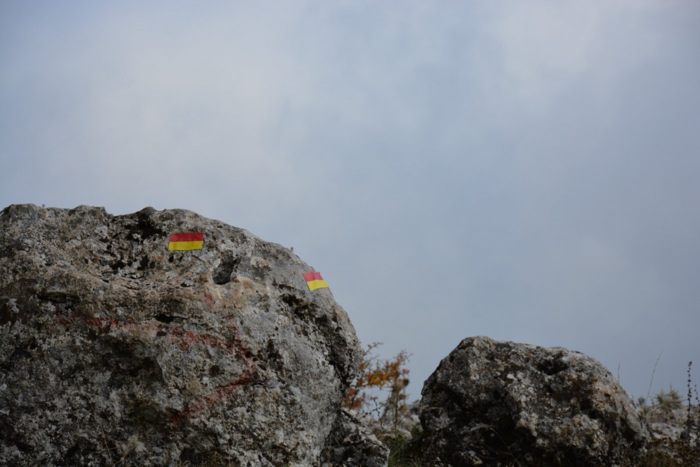 Marking materials for the Pindus Trail project