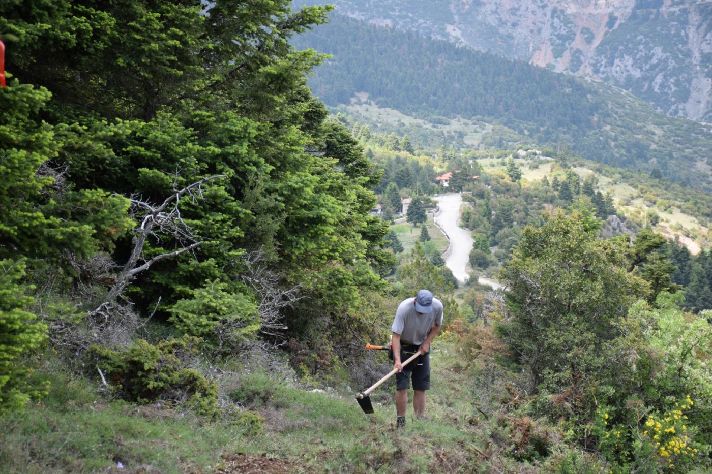 20ήμερο Camp εθελοντισμού στη Βίνιανη Φωκίδας / Pindus Trail - εργασίες σε εξέλιξη