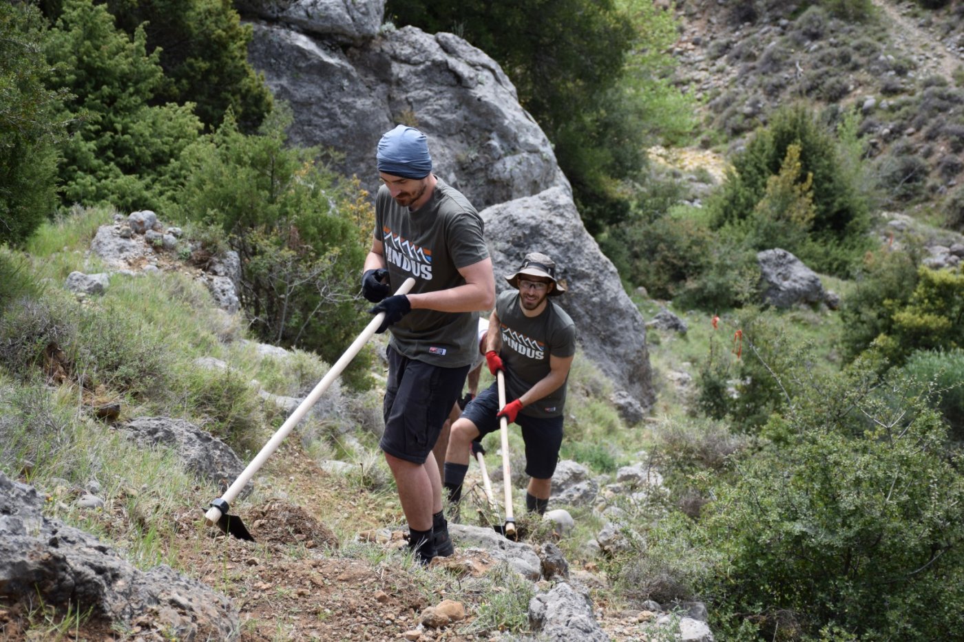 20ήμερο Camp εθελοντισμού στη Βίνιανη Φωκίδας / Pindus Trail - εργασίες σε εξέλιξη