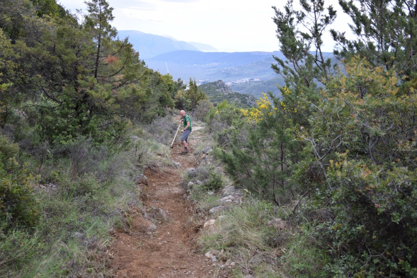 20ήμερο Camp εθελοντισμού στη Βίνιανη Φωκίδας / Pindus Trail - εργασίες σε εξέλιξη