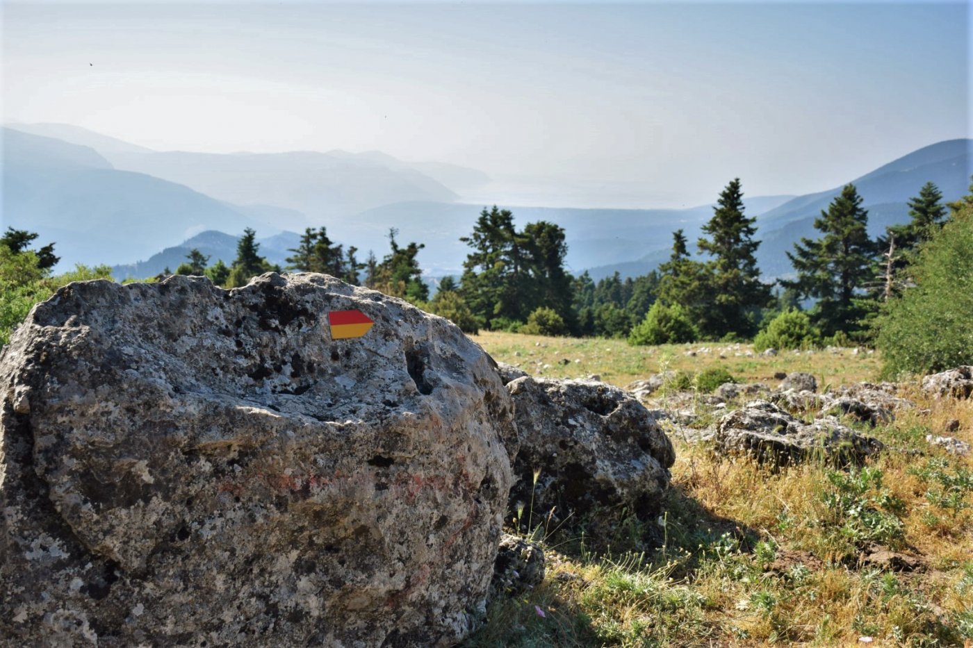 Ολοκληρώθηκε η σηματοδότηση πορείας του ημερήσιου πεζοπορικού τμήματος 17χλμ > Άμφισσα - Προσήλιο - Βίνιανη