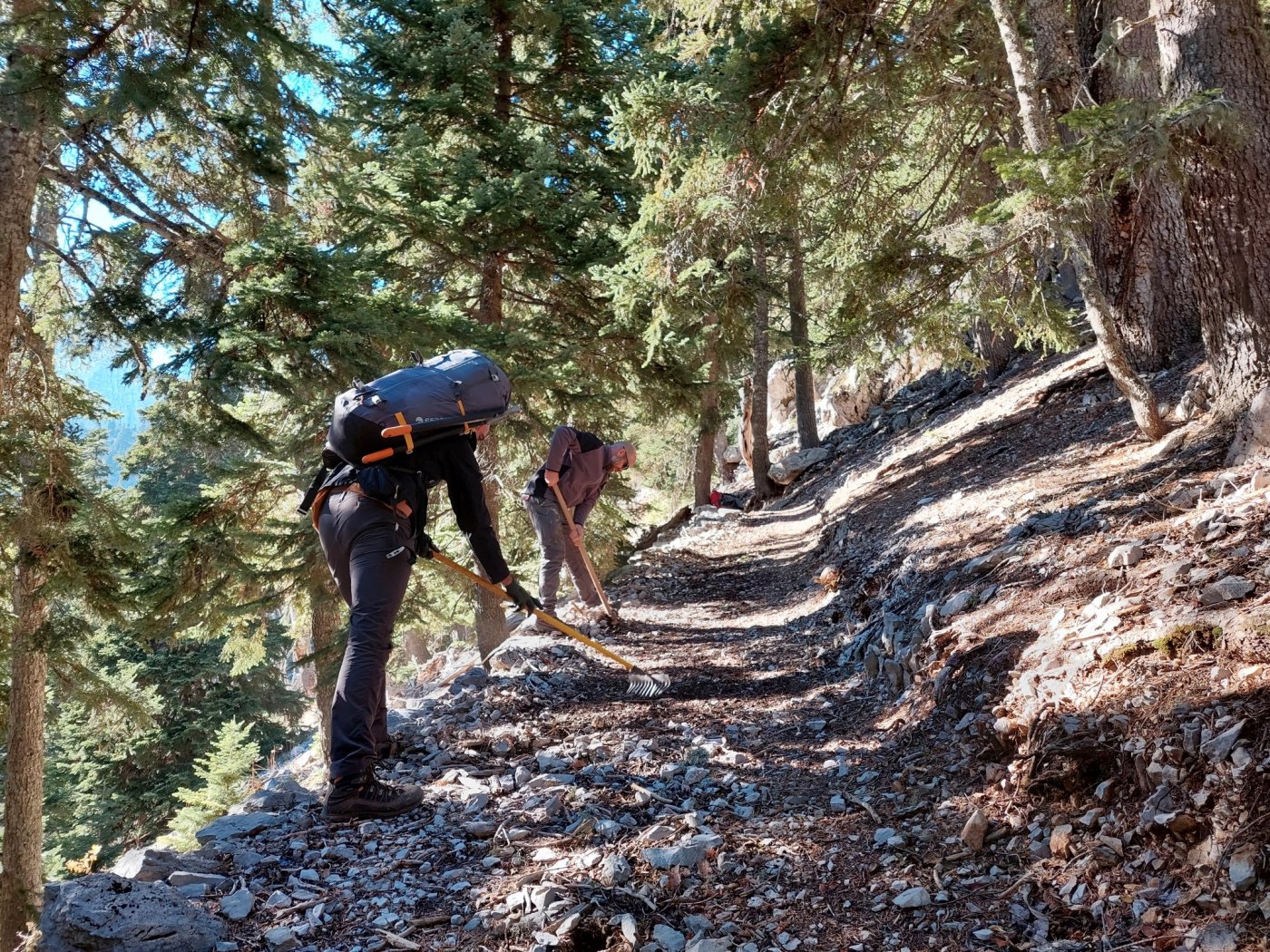 Reka`s gorge path maintenance & marking / Giona mt.