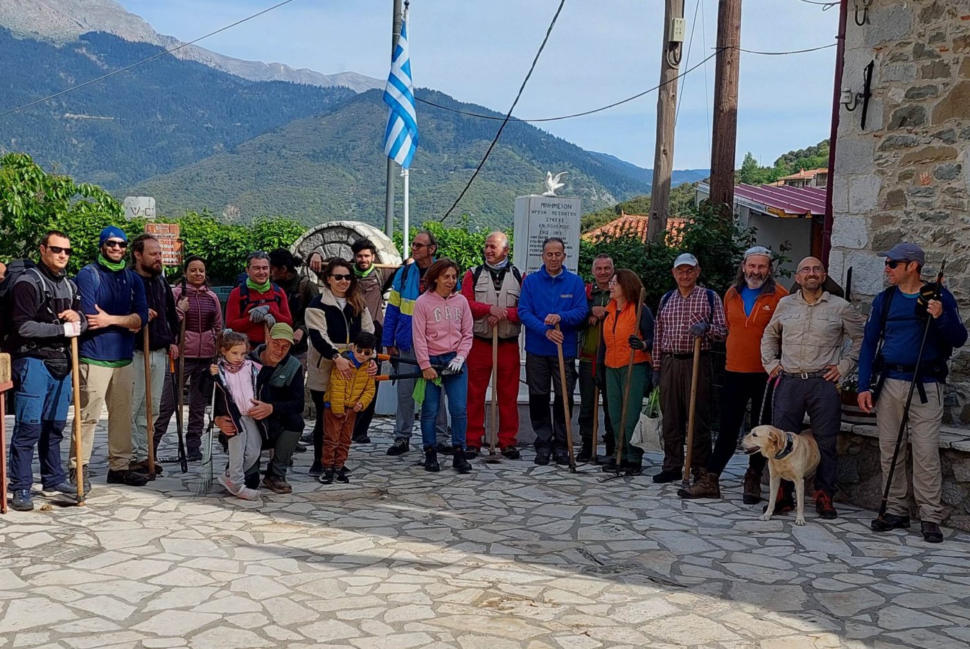 4ήμερο εθελοντισμού στο τμήμα Συκιά - Μόρνος - Κάτω Μουσουνίτσα μήκους 9χλμ