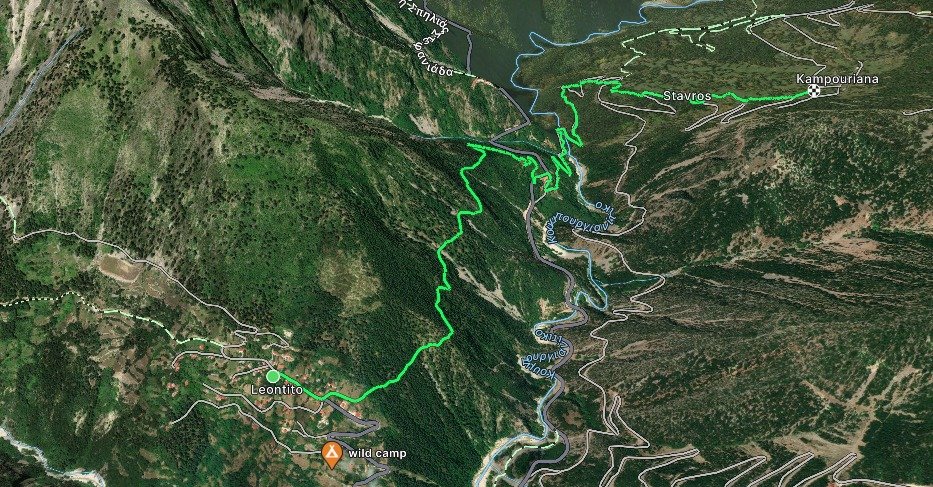 Maintenance & waymarking > at section Leontito - Ragazia - Koumpouriana 6,3km