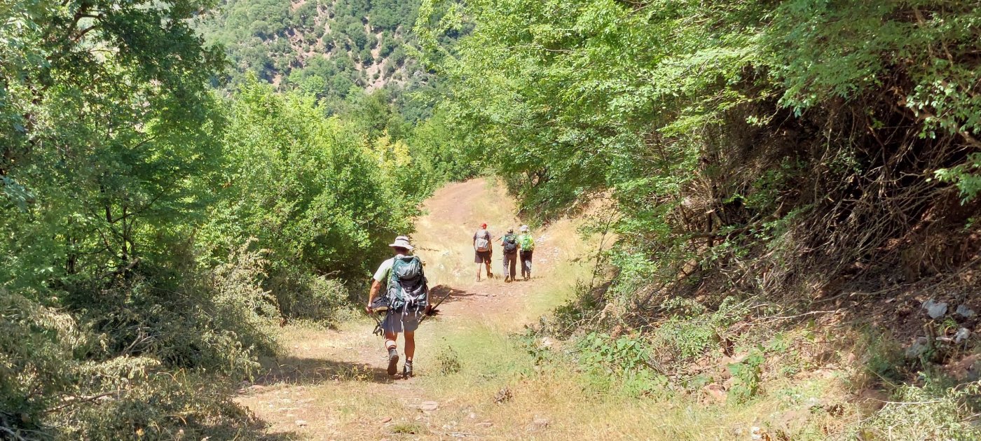 Καθαρισμός & προσήμανση του τμήματος Λεοντίτο - Ραγάζια - Κουμπουριανά 