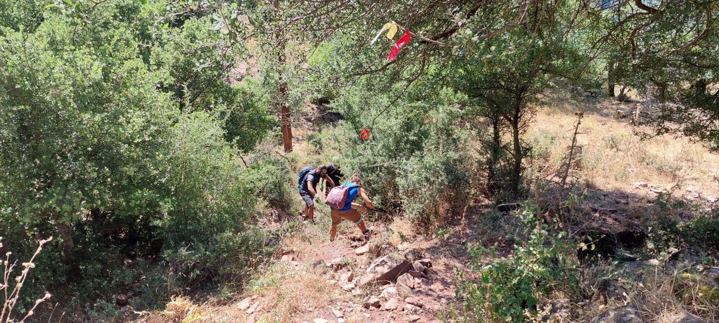 Maintenance & waymarking > at section Leontito - Ragazia - Koumpouriana 6,3km