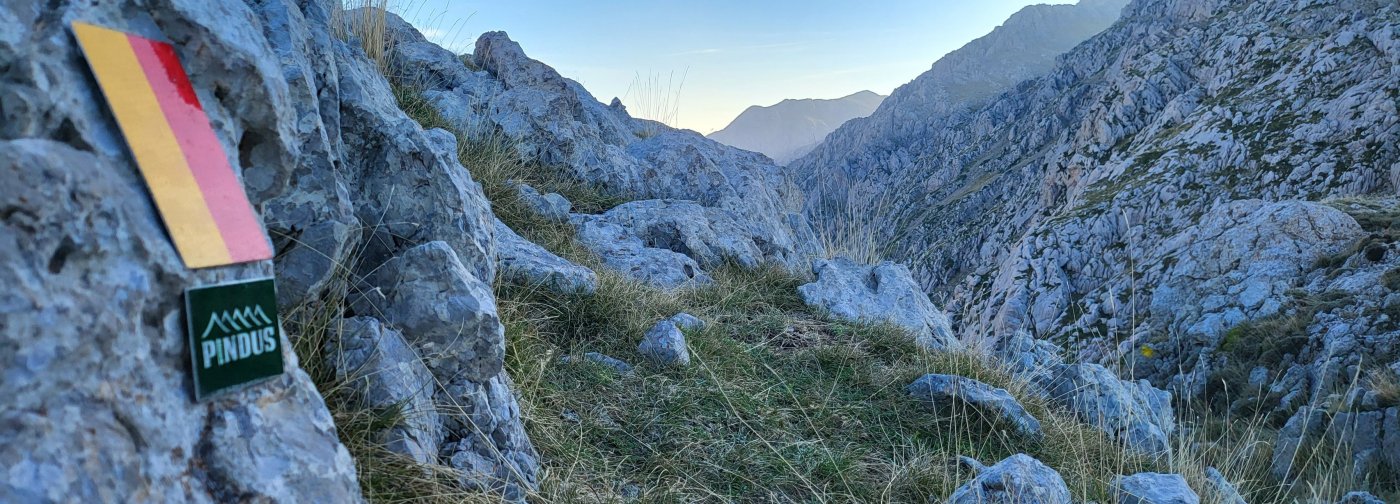 Ολοκληρώθηκε η σήμανση πορείας του Pindus Trail στη Γκιώνα