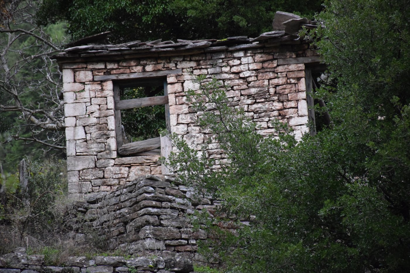 Αποτύπωση για την εκπόνηση της μελέτης και προσήμανση στο τμήμα Μάραθος - Καρβασαράς των Αγράφων.