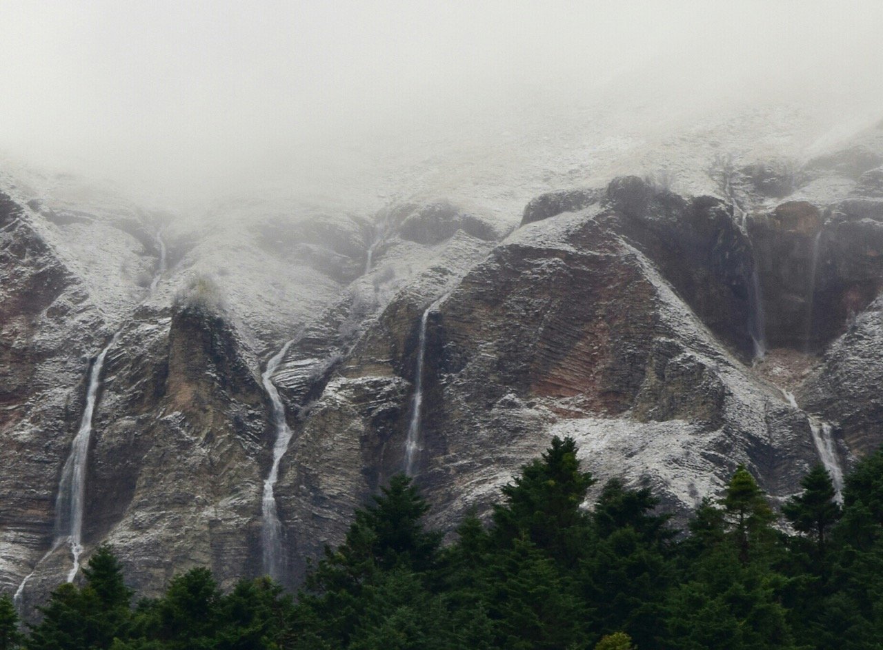 Embracing the Enchantment of Snowfall in Pindos Mountains